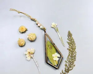 Pressed Leaf Pendant #4