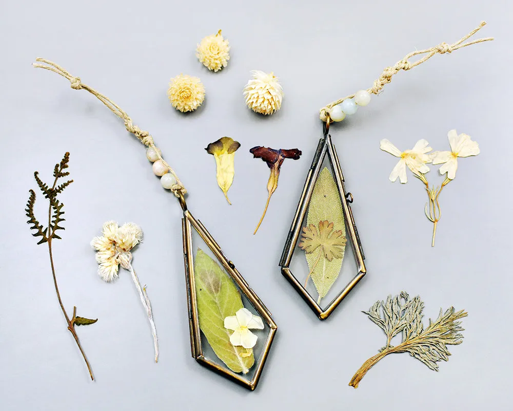 Pressed Leaf Pendant #4