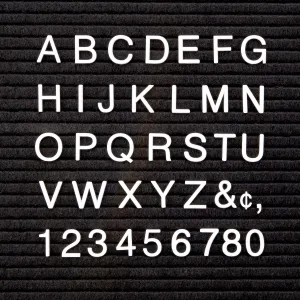 Quartet Felt Letter BoardCharacter Set
