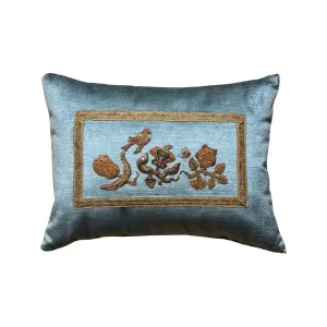 "RESERVED" English 17th C. Tent Stitch Embroidery Applique (#A102123 | 12 x 16")