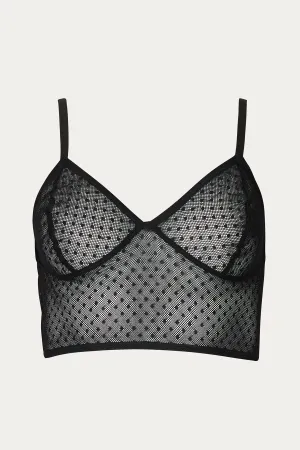 REISHI LONGLINE LACE TRIANGLE BRALETTE