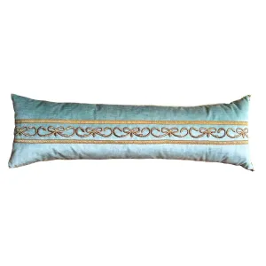 RESERVED: Antique Ottoman Empire Gold Metallic Embroidery (#E051624 | 12.5 x 39.5")