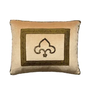 RESERVED: Antique Ottoman Empire Raised Gold Metallic Embroidery (#E040723A&B | 12 x 15")