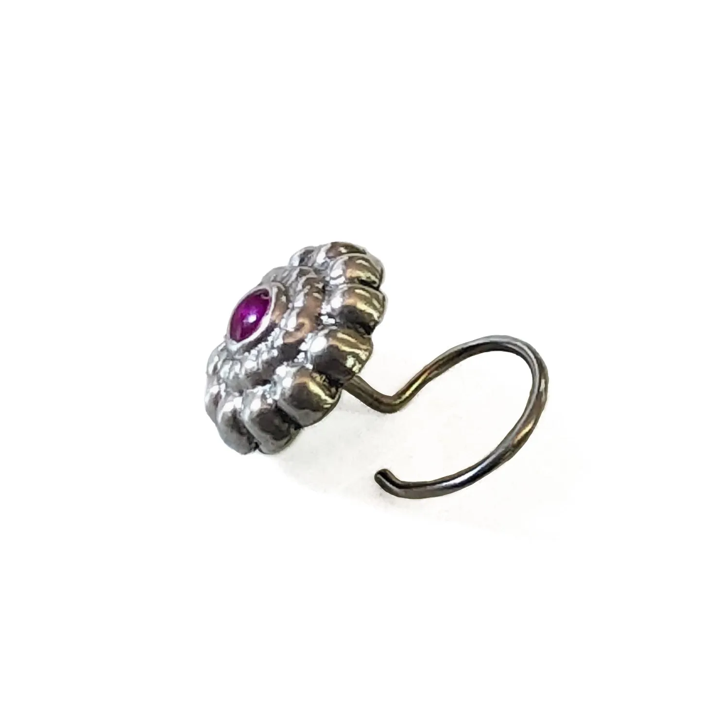 Rima Silver Nose Pin By MOHA