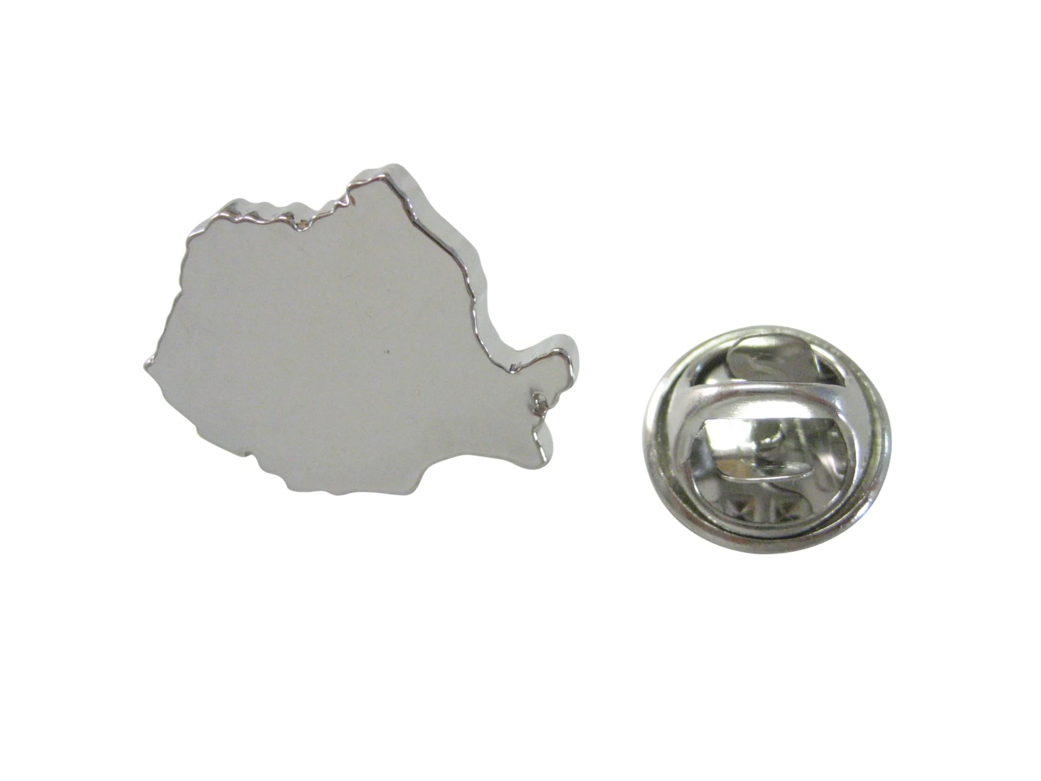 Romania Map Shape Lapel Pin
