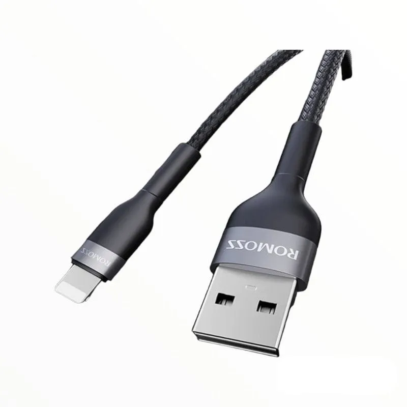 Romoss Cable 1m Black CB12B-61-G23 USB To Lighting