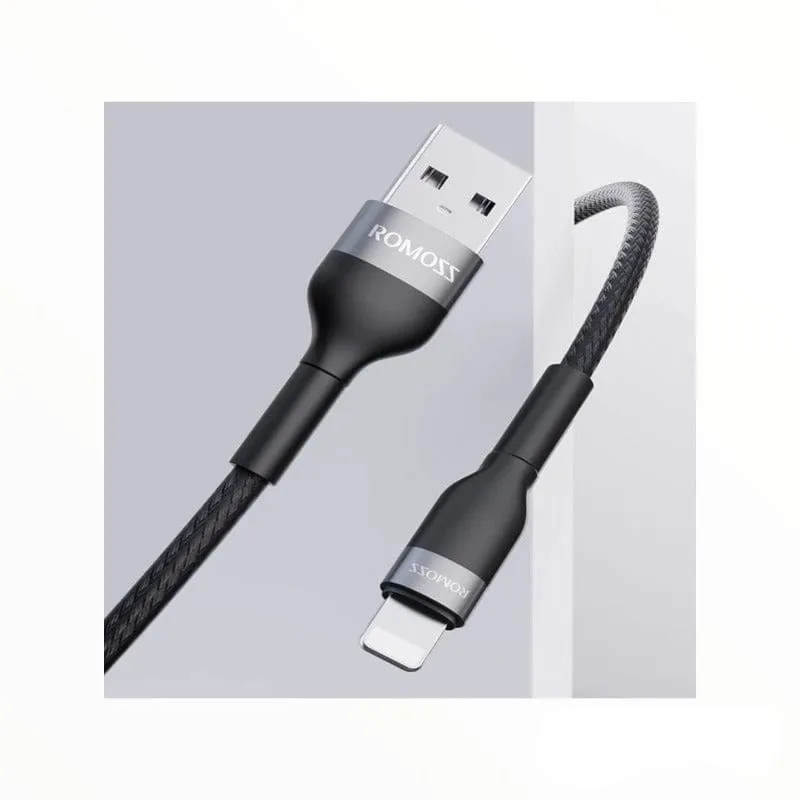 Romoss Cable 1m Black CB12B-61-G23 USB To Lighting