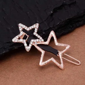 Rosegold Dual Star Hairpin
