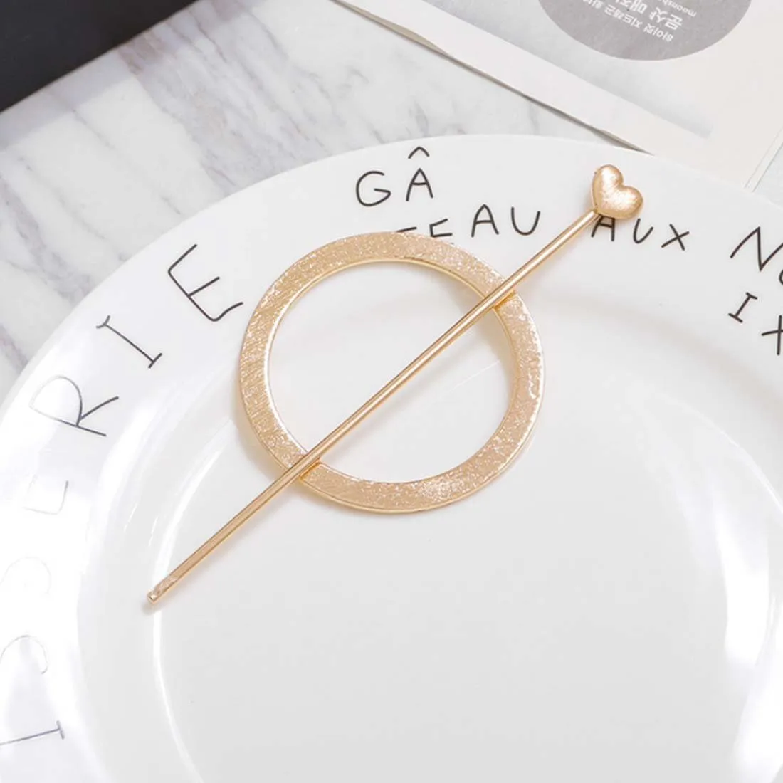 Round-Heart Style Stick Hair Accessory