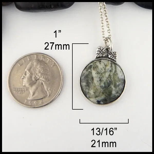Rustic Leaf Pendant