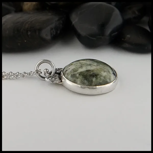 Rustic Leaf Pendant