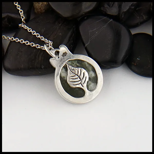 Rustic Leaf Pendant