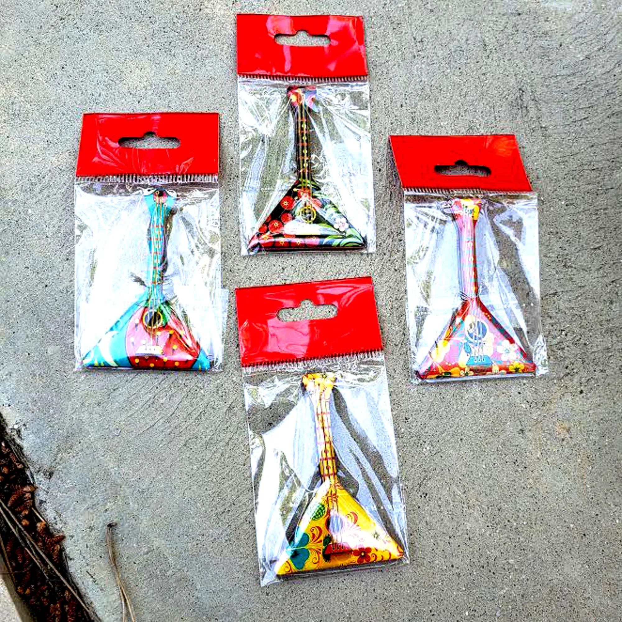 Set of 3 Balalaika Magnet in Assorted Color