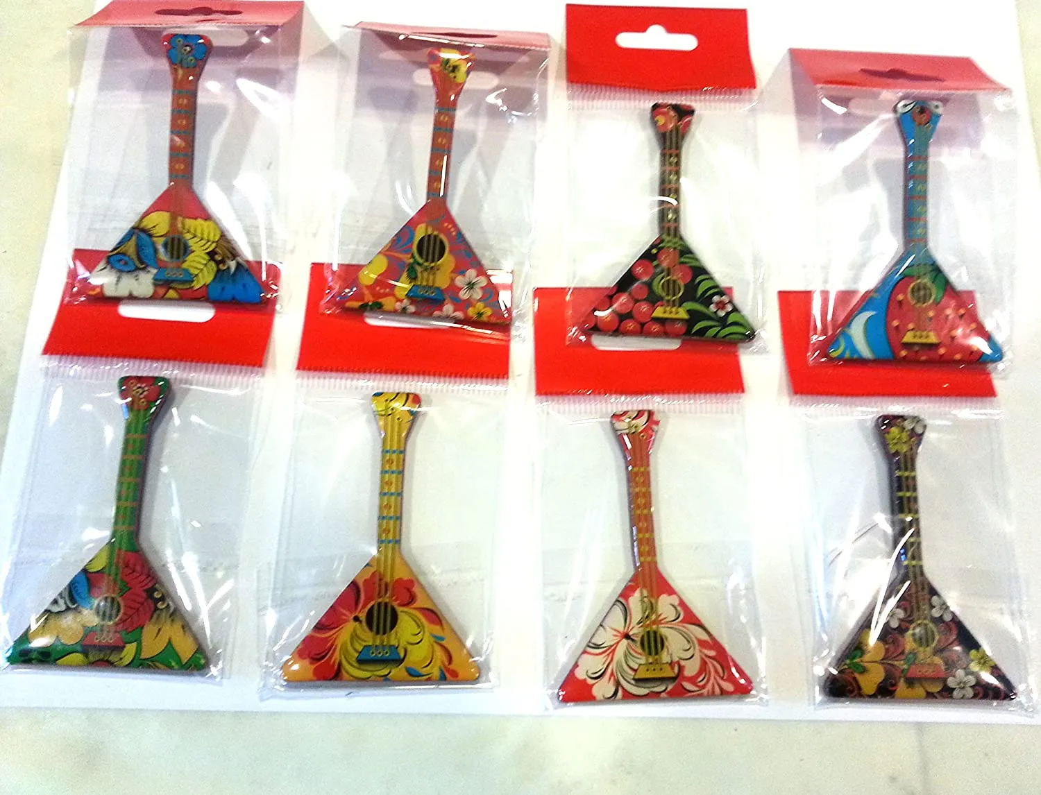 Set of 3 Balalaika Magnet in Assorted Color