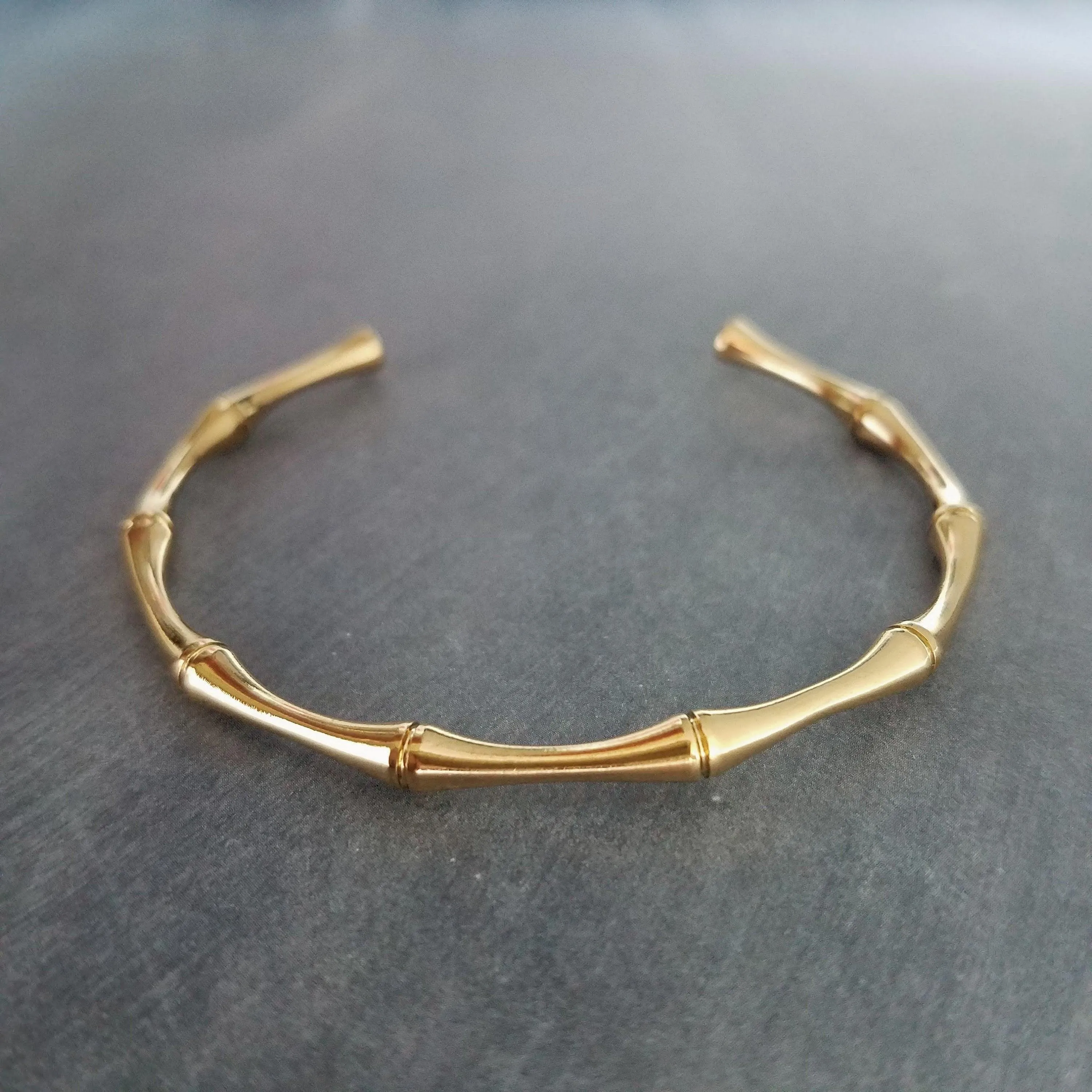 Silver Cuff Bracelet, bamboo cuff, silver bangle, bamboo bracelet, vine bracelet, silver bamboo cuff, stacking bracelet, simple plain bangle, thin