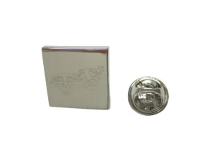 Silver Toned Etched Drama Happy and Sad Mask Lapel Pin