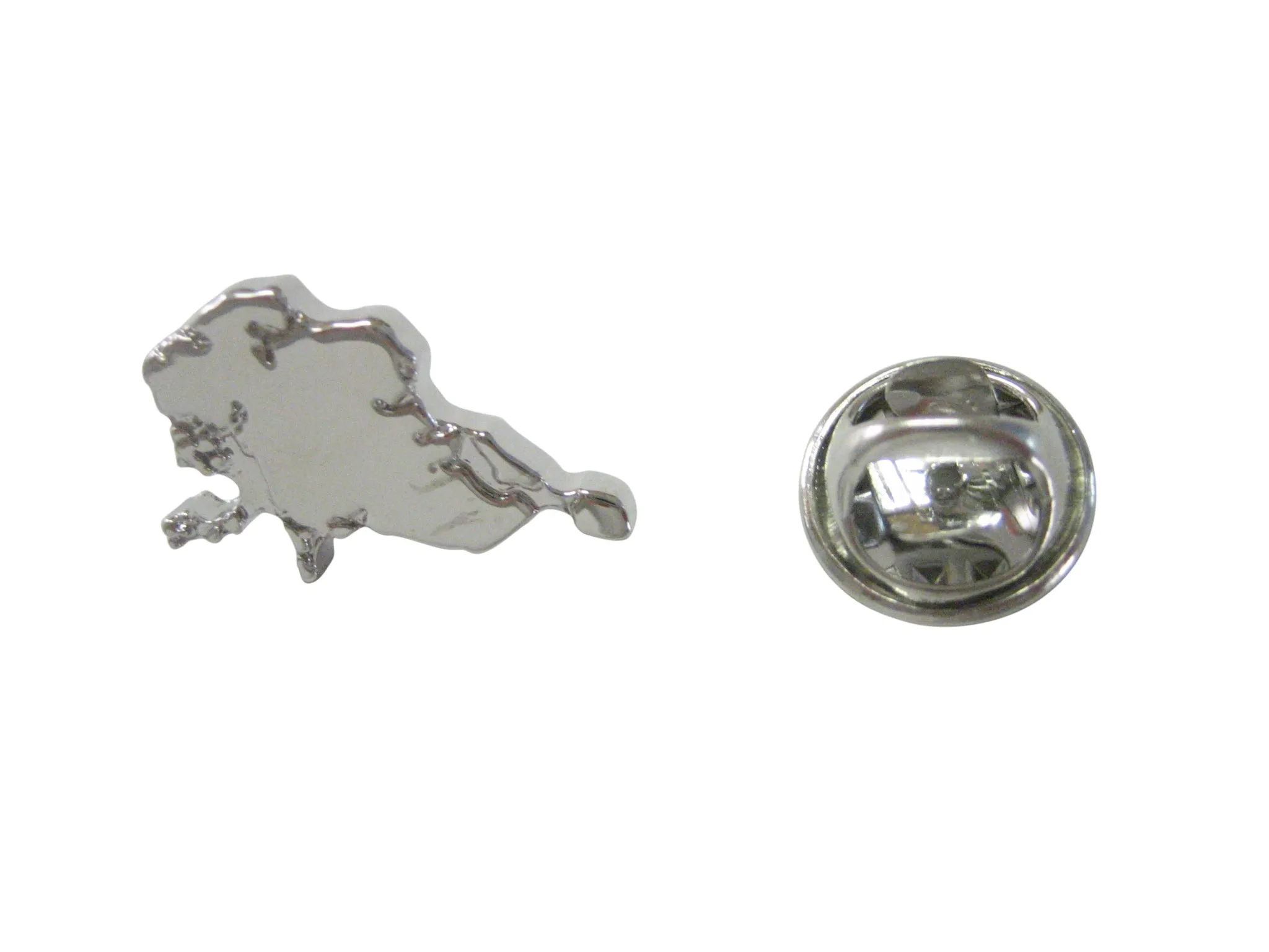 Singapore Map Shape Lapel pin