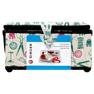 SINGER 07271 Basket with Sewing Notions Kit & Removable Tray