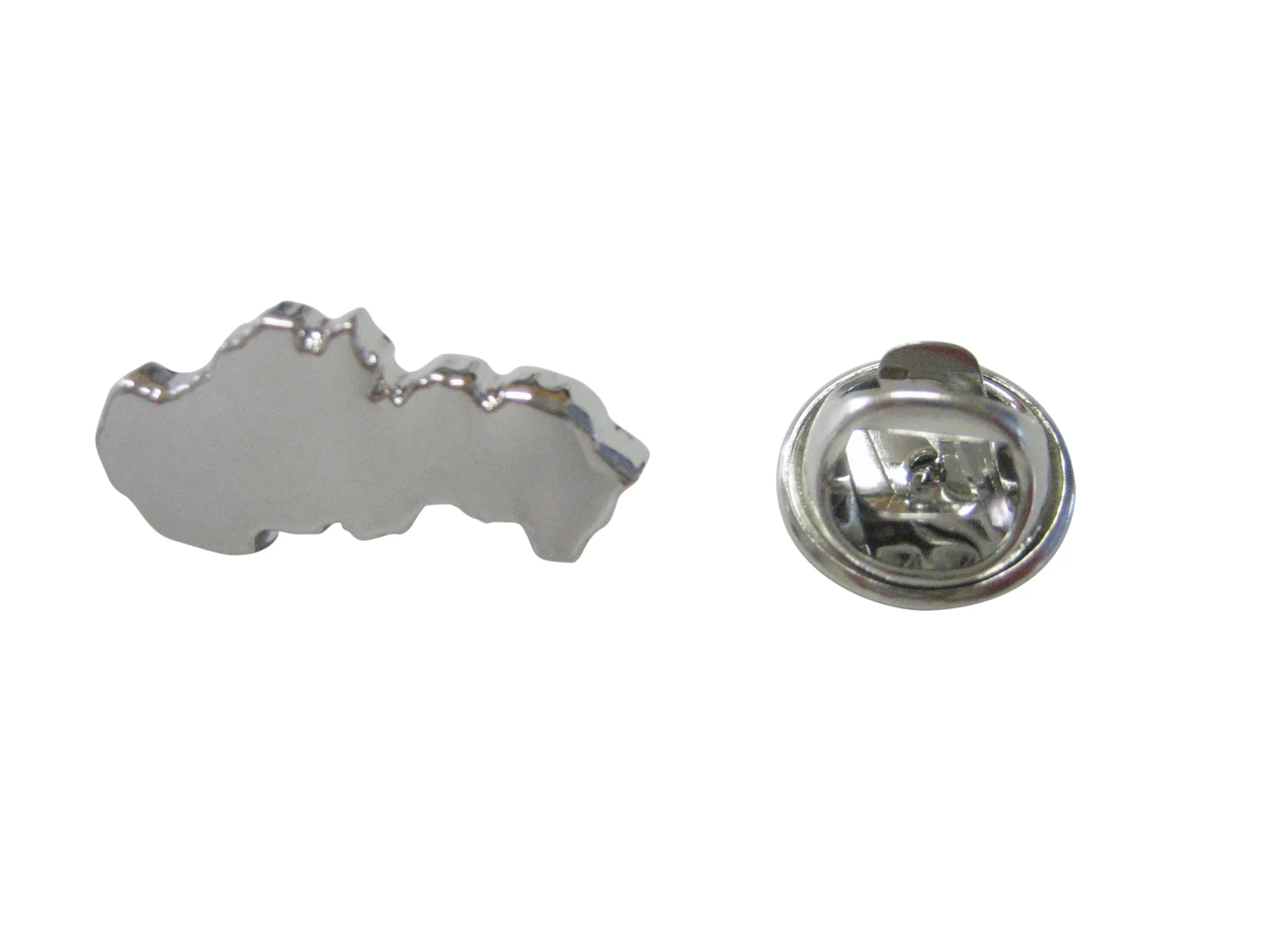 Slovakia Map Shape Lapel Pin