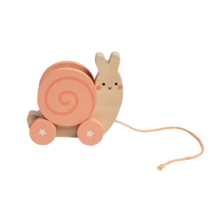 Snail Wooden Pull Toy