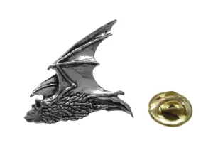 Soaring Bat Lapel Pin