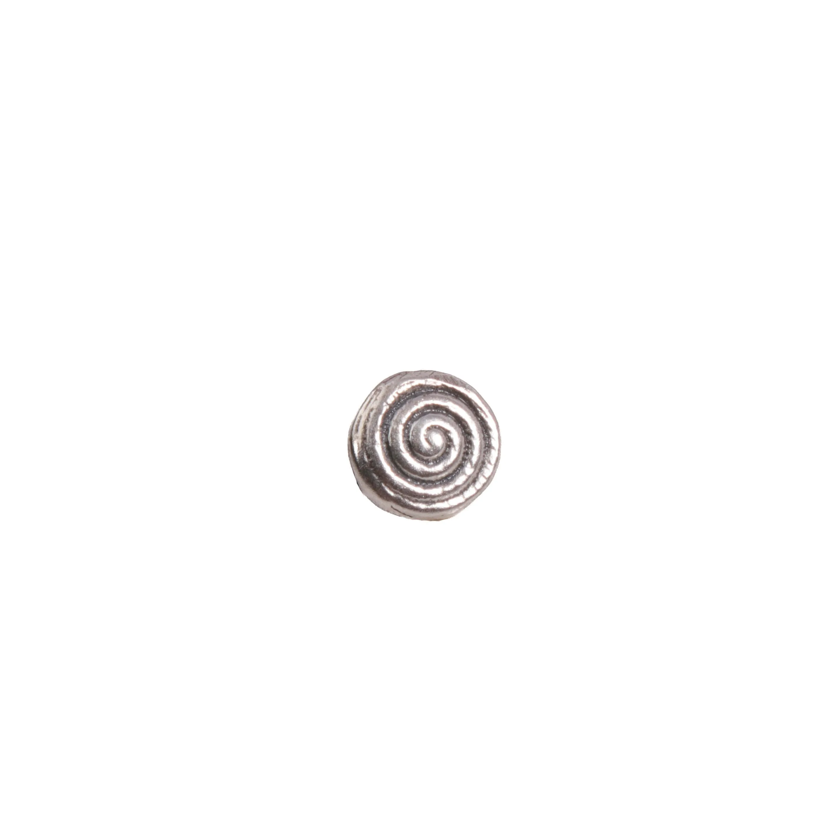 Spiral Silver Nose Pin - Pierced by MOHA