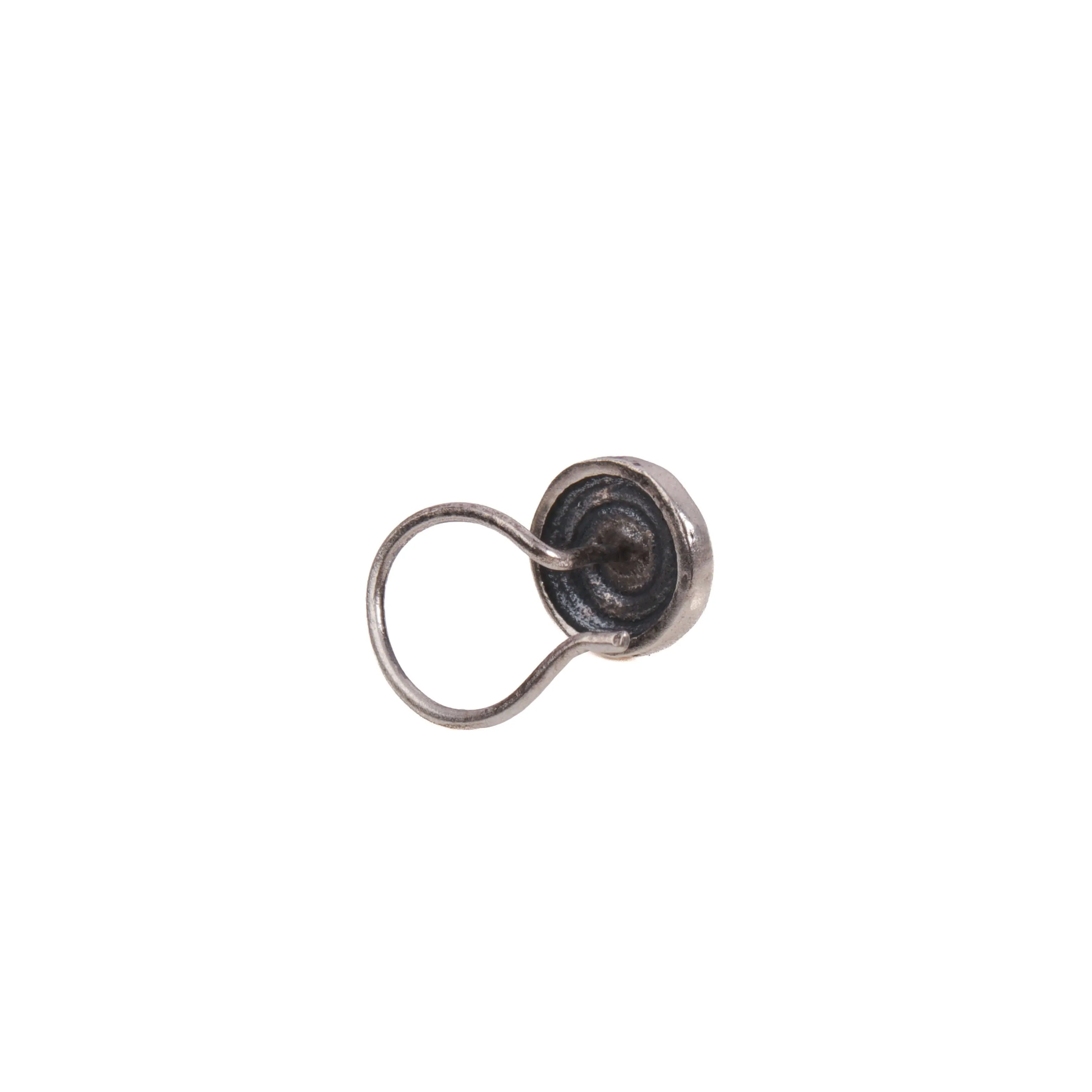 Spiral Silver Nose Pin - Pierced by MOHA