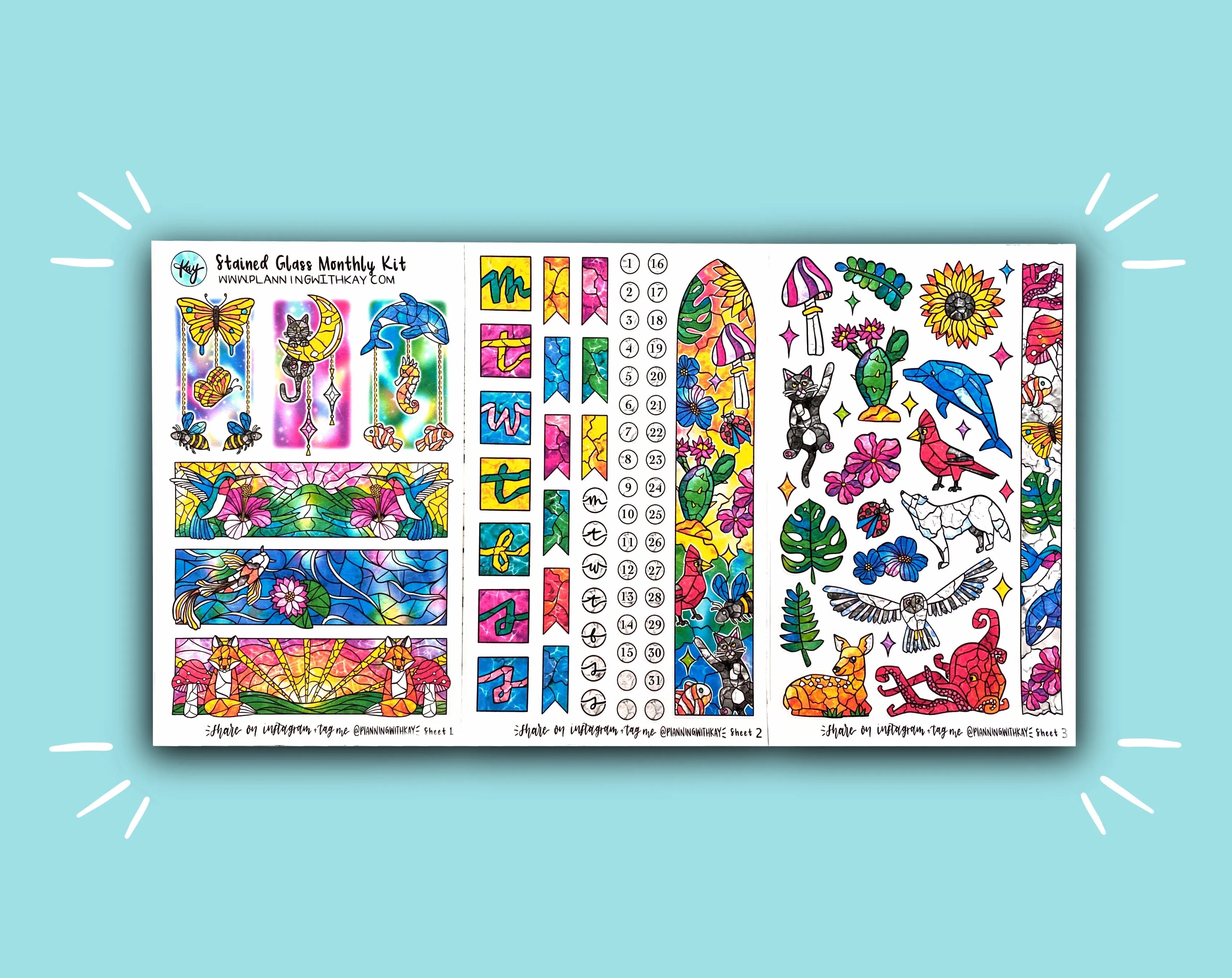 Stained Glass Monthly Kit