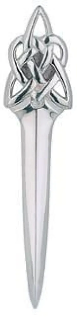 Sterling Silver Celtic Heart Kilt Pin