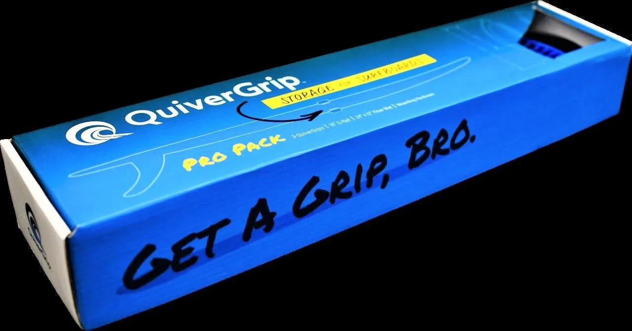 Surfboard Wall Rack Vertical - Triple QuiverGrip