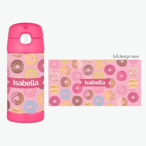 Sweet Donuts Personalized Thermos Bottle