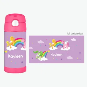 Sweet Unicorns Personalized Thermos Bottle