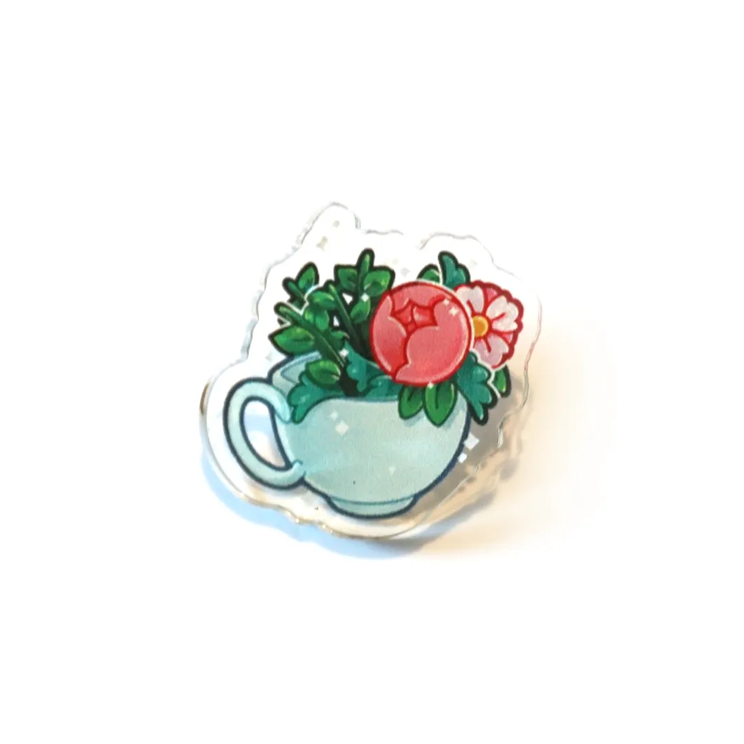 Tea Cup | Acrylic Pin