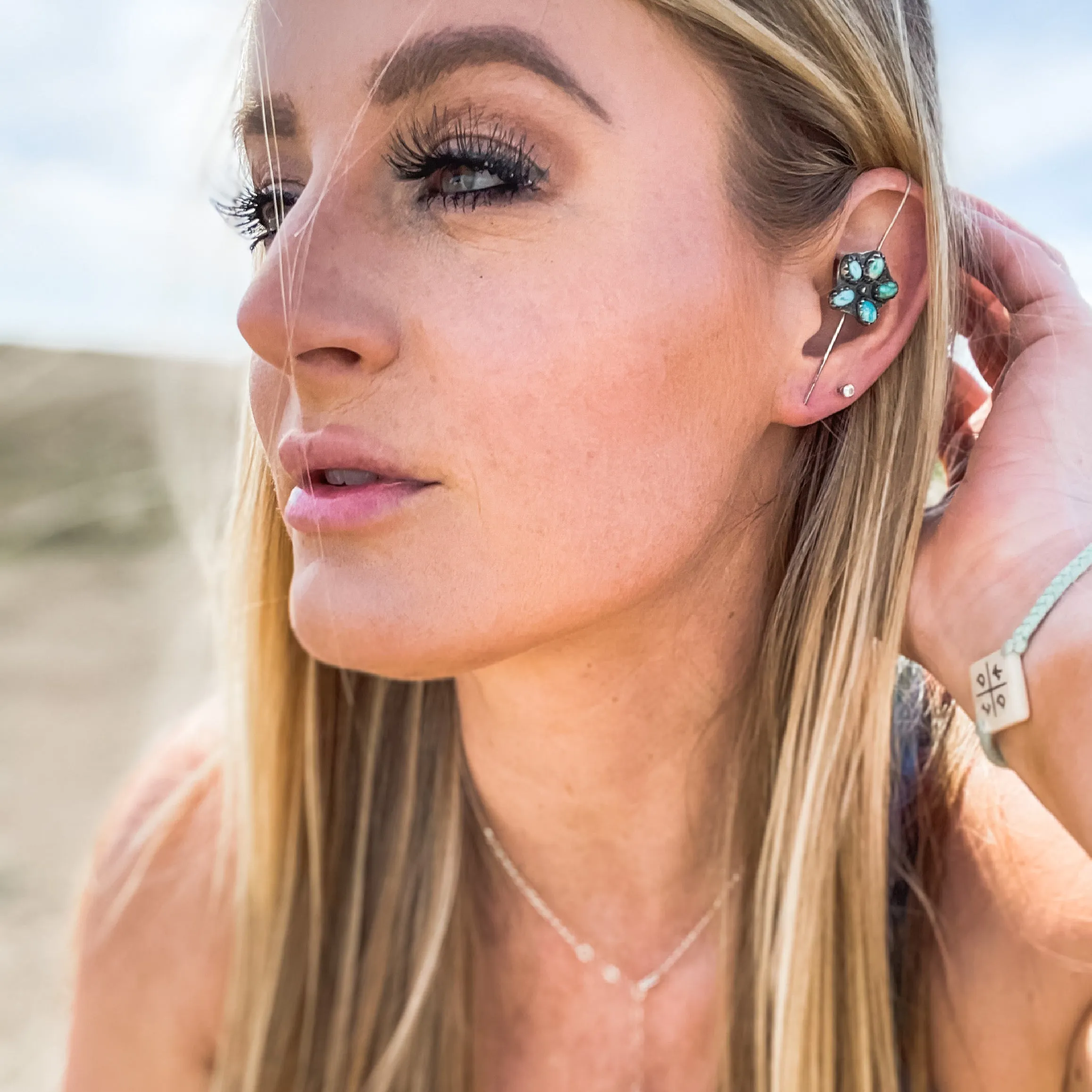 The Branded Feathers Ear Pins