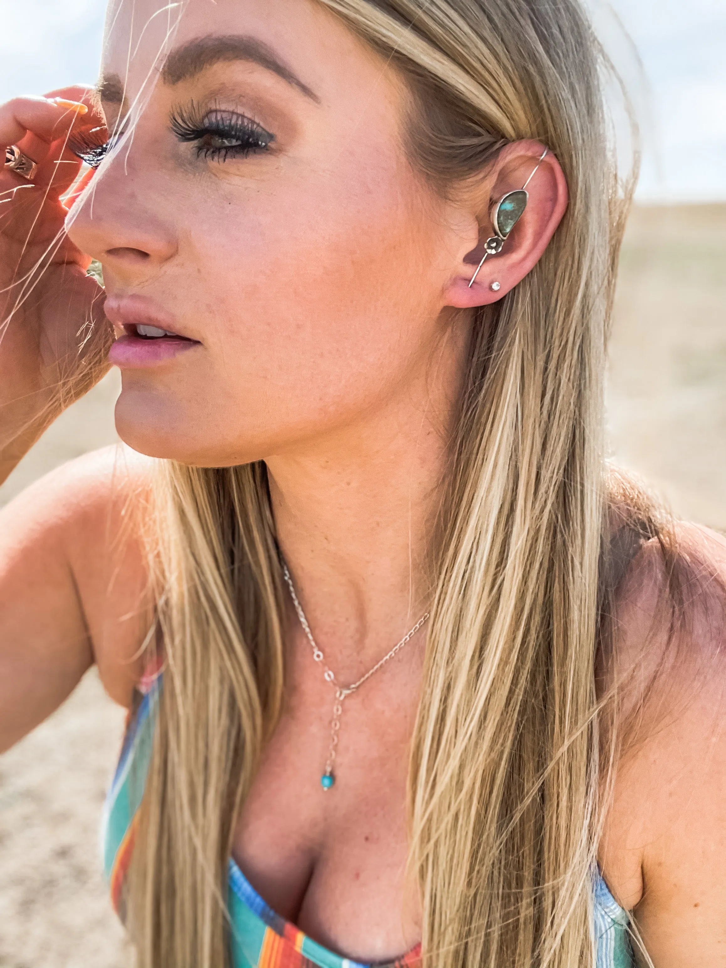 The Branded Feathers Ear Pins