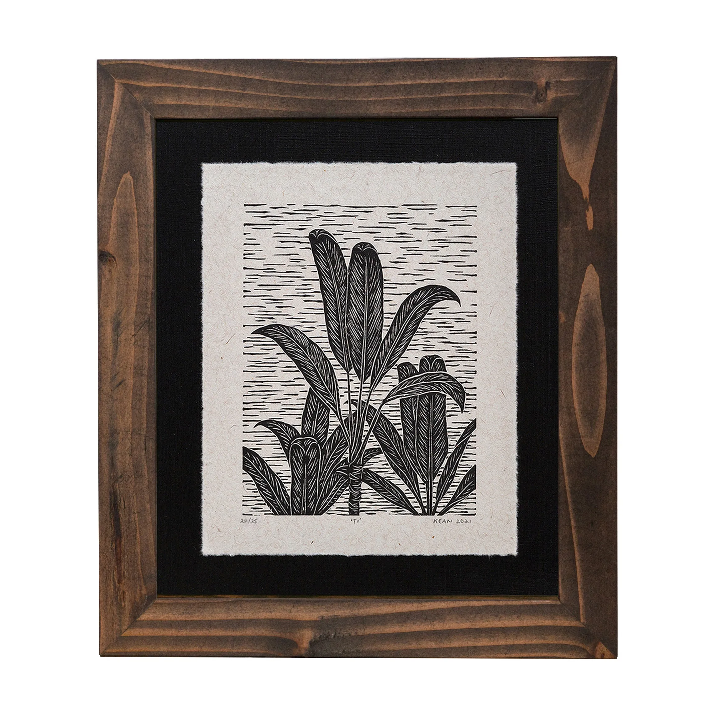 'Ti' 2021 - Limited Edition Original Linocut (framed) 1/25