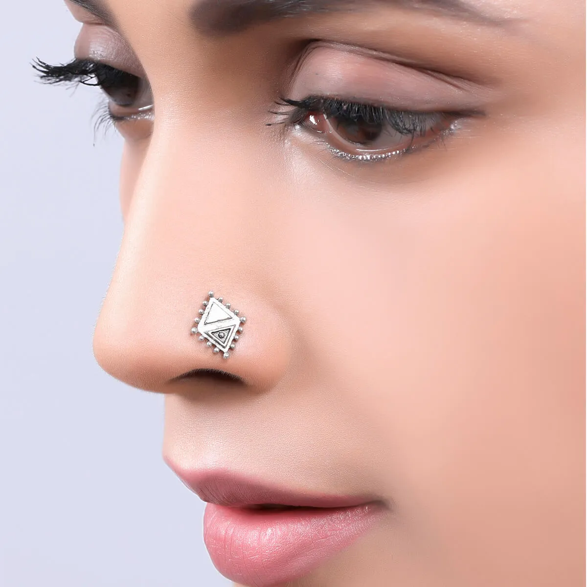 Tilak Silver Nosepin, Piercing by MOHA