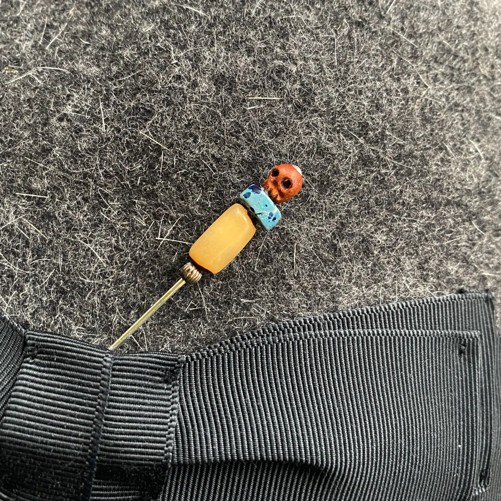 Tiny Skull Hat Pin