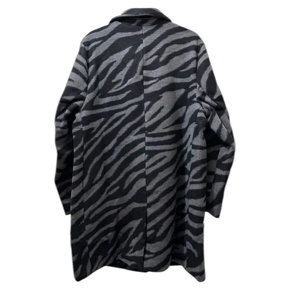 Torrid Gray Black Tiger Wave Jacquard Blazer Style Coat Size 2 2XL NWT