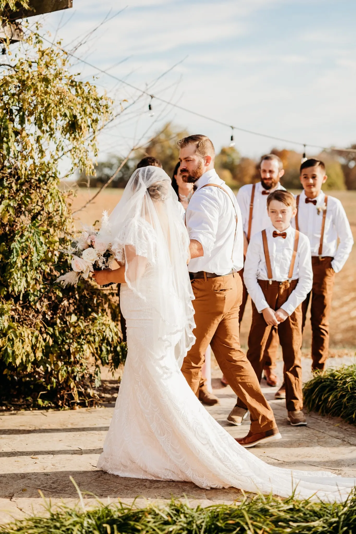 Two Tier Fingertip Length Juliet Cap Wedding Veil | Blusher Bridal Veil