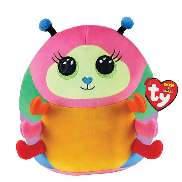 Ty Squish A Boo - Nessa the Multicolored Caterpillar