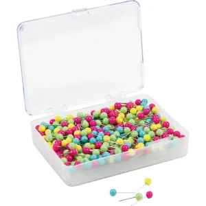 U Brands Map Push Pins, Assorted Colors, 300-Count (3086U06-24)