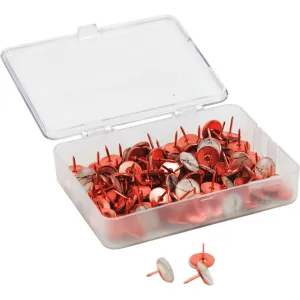 U Brands Metal Thumbtacks, Marble with Rose Gold Prong, 100-Count (3090U06-24)