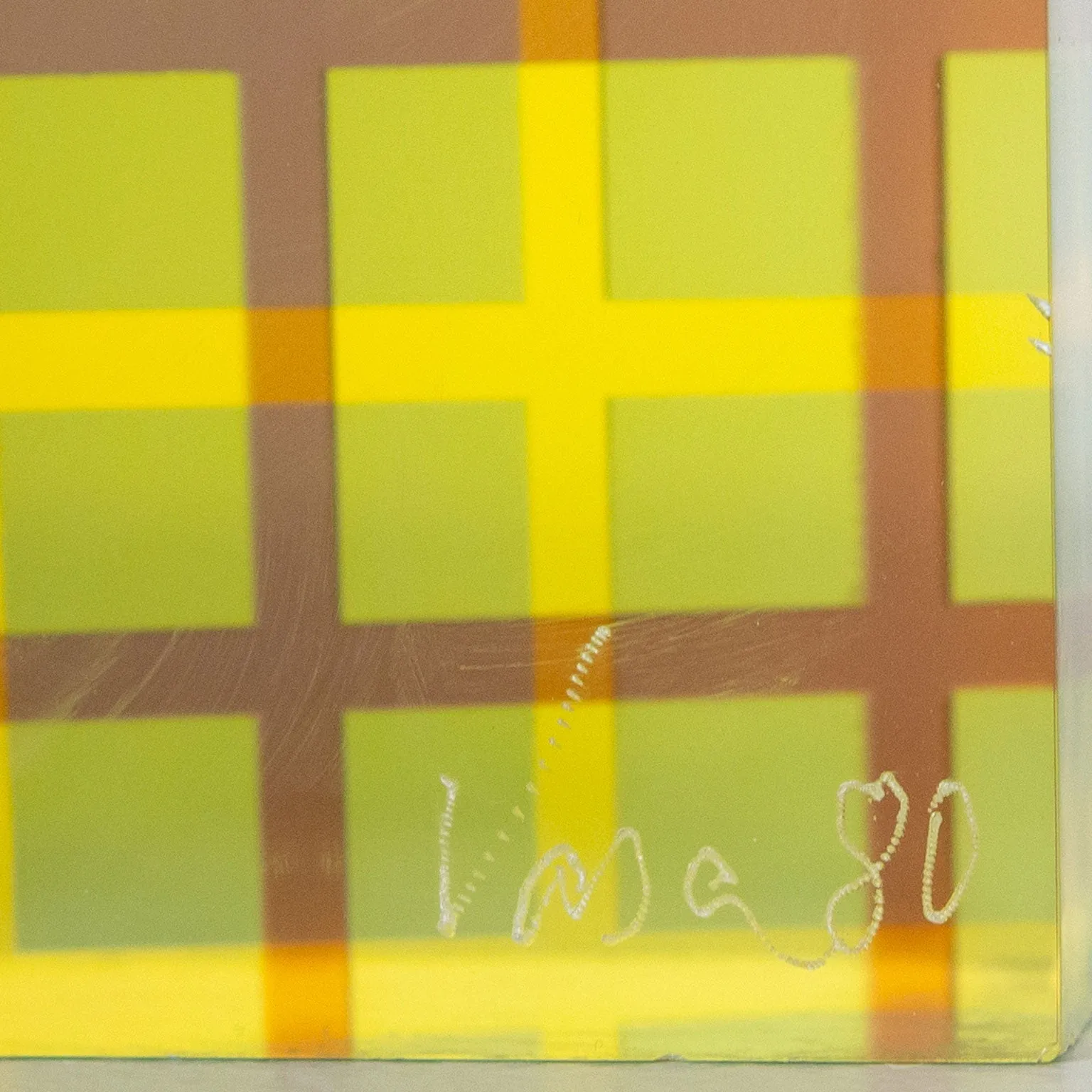 VASA MIHICH “ELECTRIC PLAID”, 1980