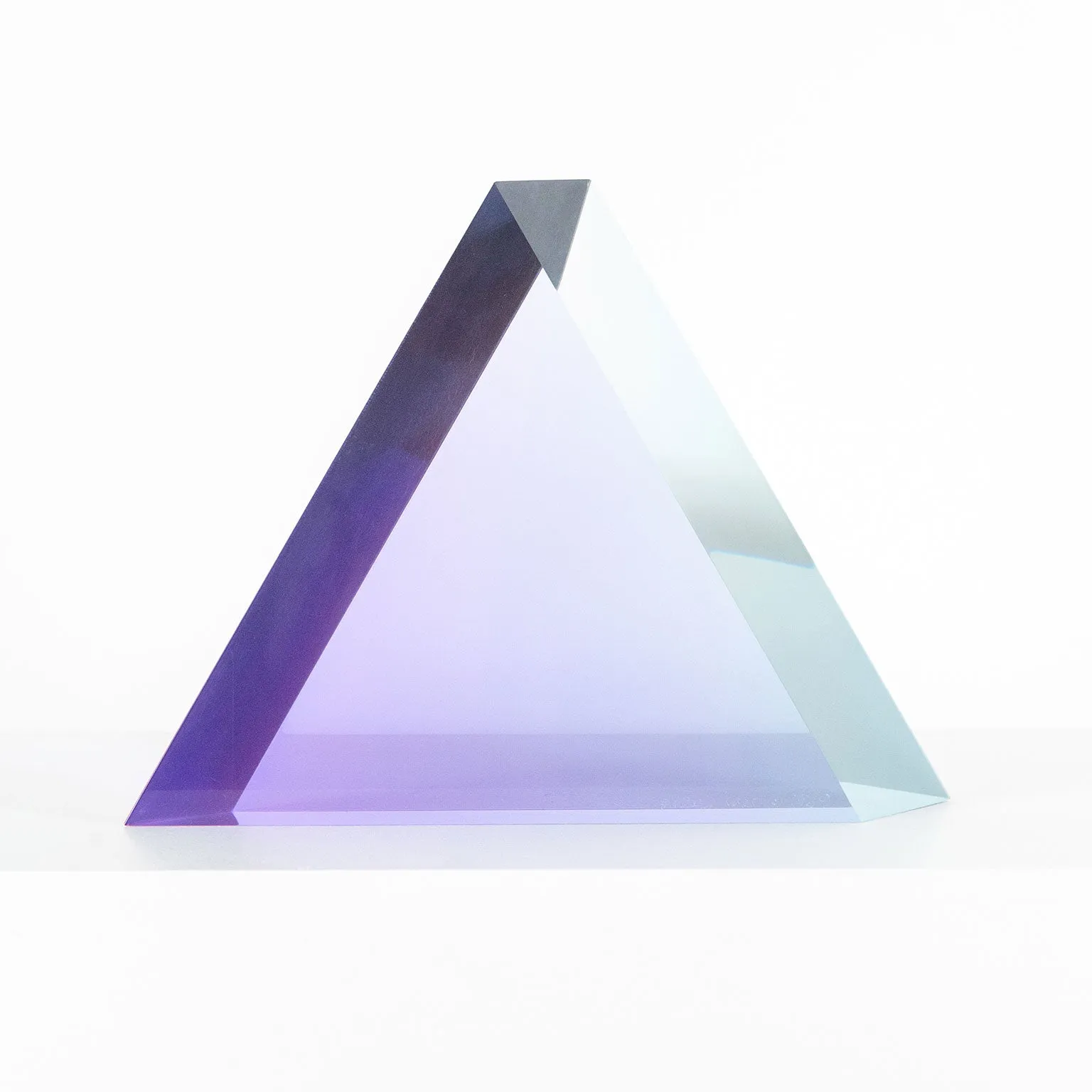 VASA MIHICH "PURPLE TRIANGLE" SCULPTURE, 1989