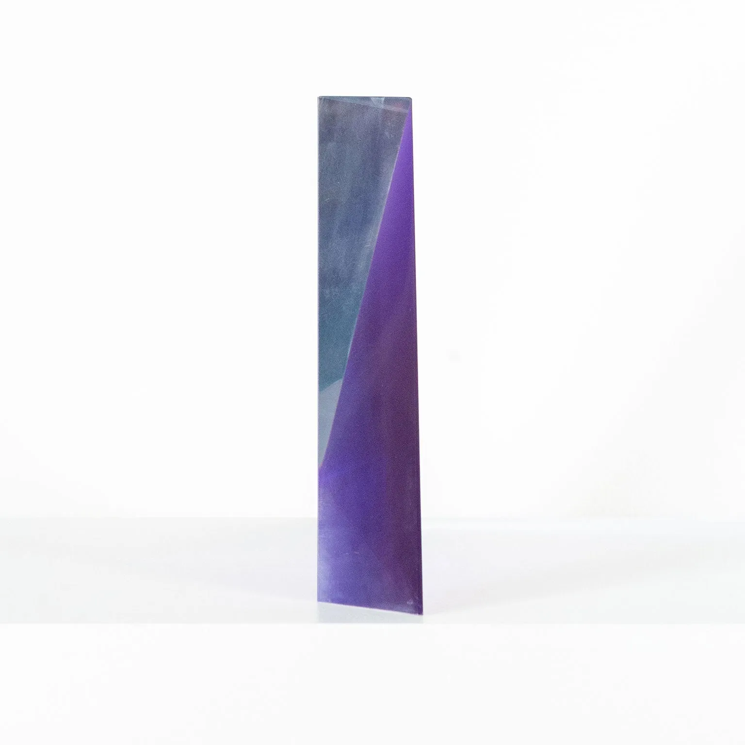 VASA MIHICH "PURPLE TRIANGLE" SCULPTURE, 1989