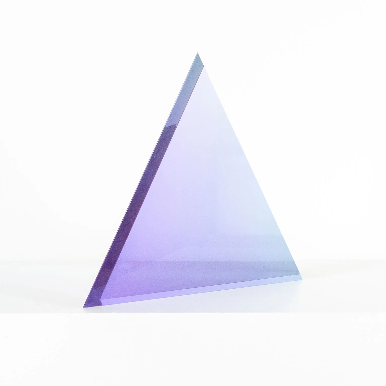 VASA MIHICH "PURPLE TRIANGLE" SCULPTURE, 1989