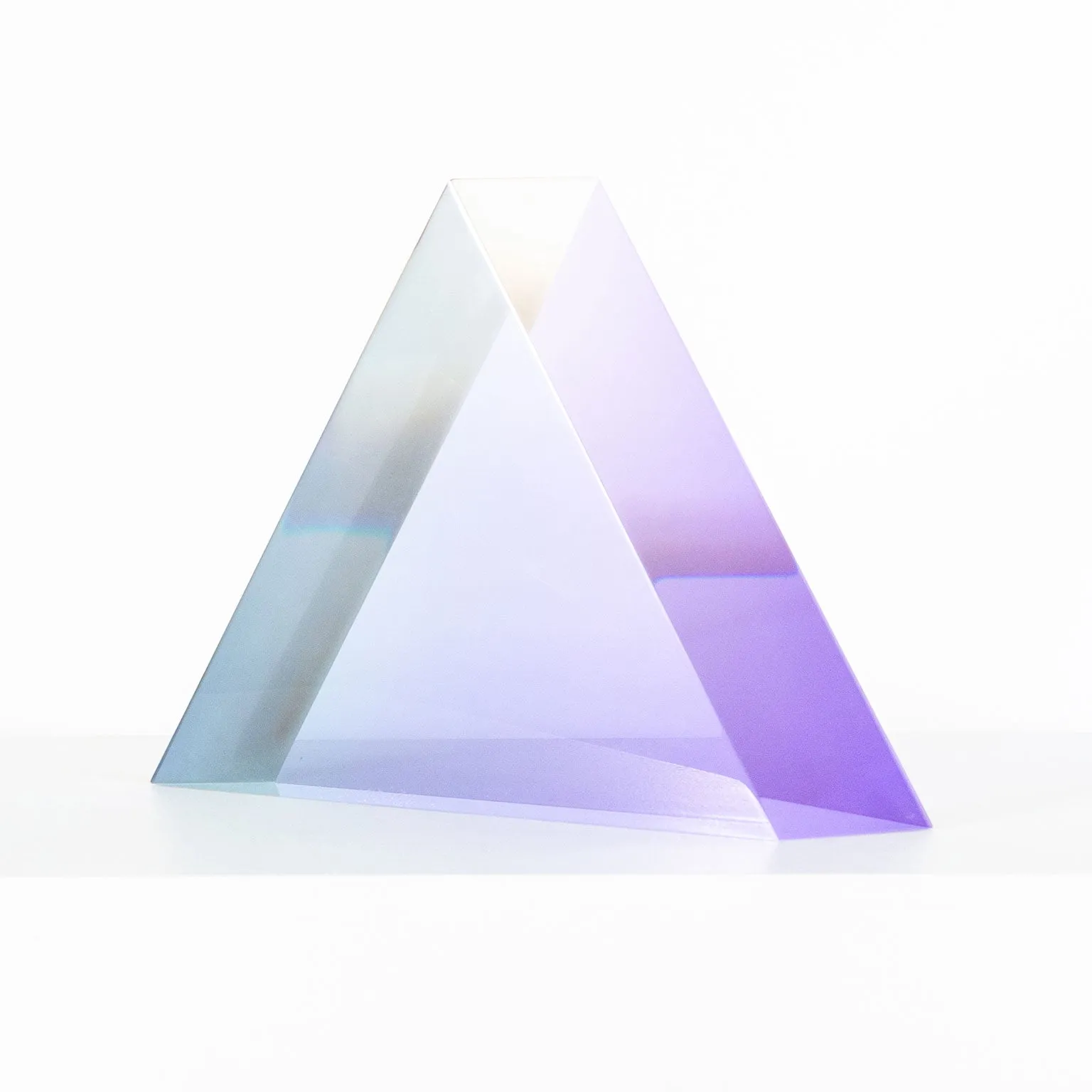 VASA MIHICH "PURPLE TRIANGLE" SCULPTURE, 1989