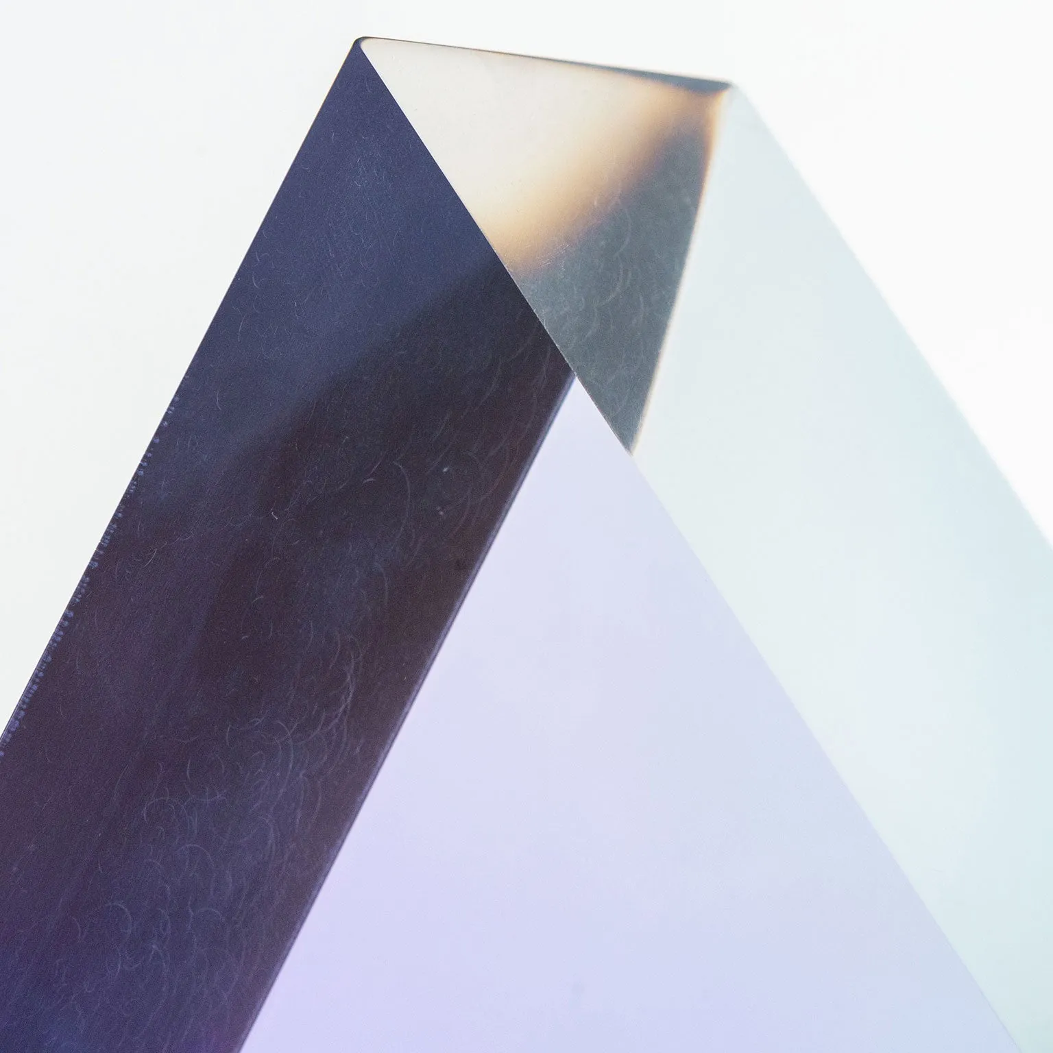 VASA MIHICH "PURPLE TRIANGLE" SCULPTURE, 1989