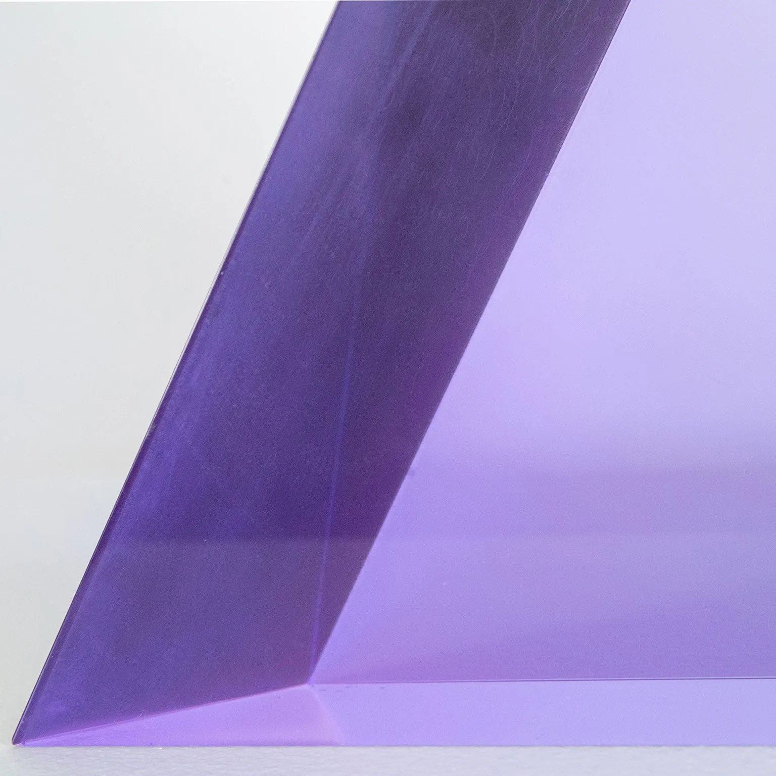 VASA MIHICH "PURPLE TRIANGLE" SCULPTURE, 1989